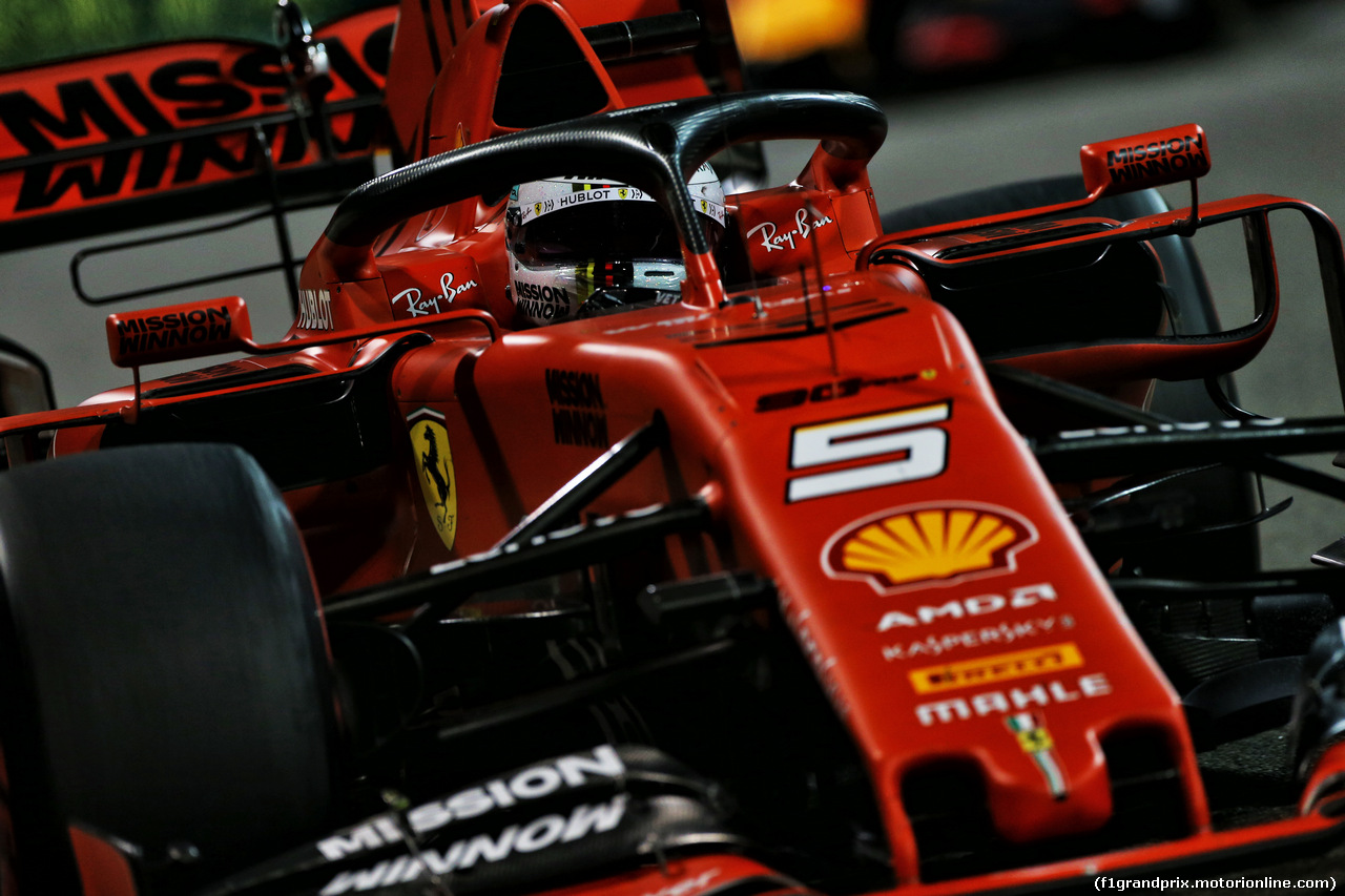 GP ABU DHABI, Sebastian Vettel (GER) Ferrari SF90.
29.11.2019.