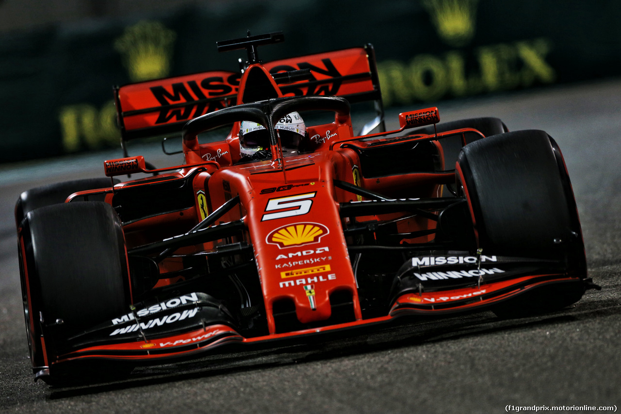 GP ABU DHABI, Sebastian Vettel (GER) Ferrari SF90.
29.11.2019.