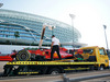 GP ABU DHABI, The Ferrari SF90 of Sebastian Vettel (GER) Ferrari is recovered back to the pits on the back of a truck in the first practice session.                               
29.11.2019.