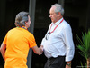 GP ABU DHABI, Adrian Campos (ESP) Campos Racing Boss with Jerome Stoll (FRA) Renault Sport F1 President.
29.11.2019.