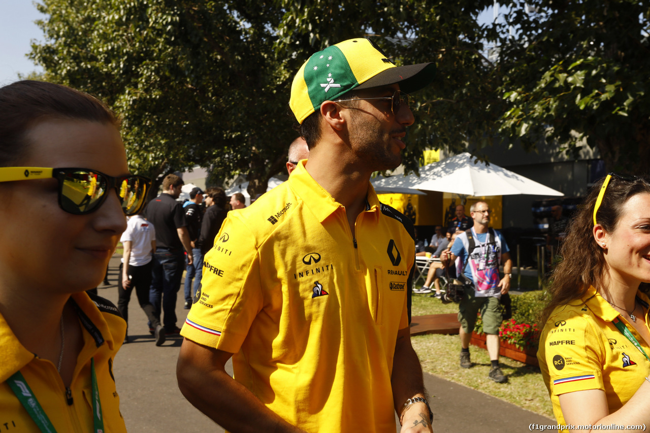 GP AUSTRALIA, 17.03.2019- Daniel Ricciardo (AUS) Renault Sport F1 Team RS19