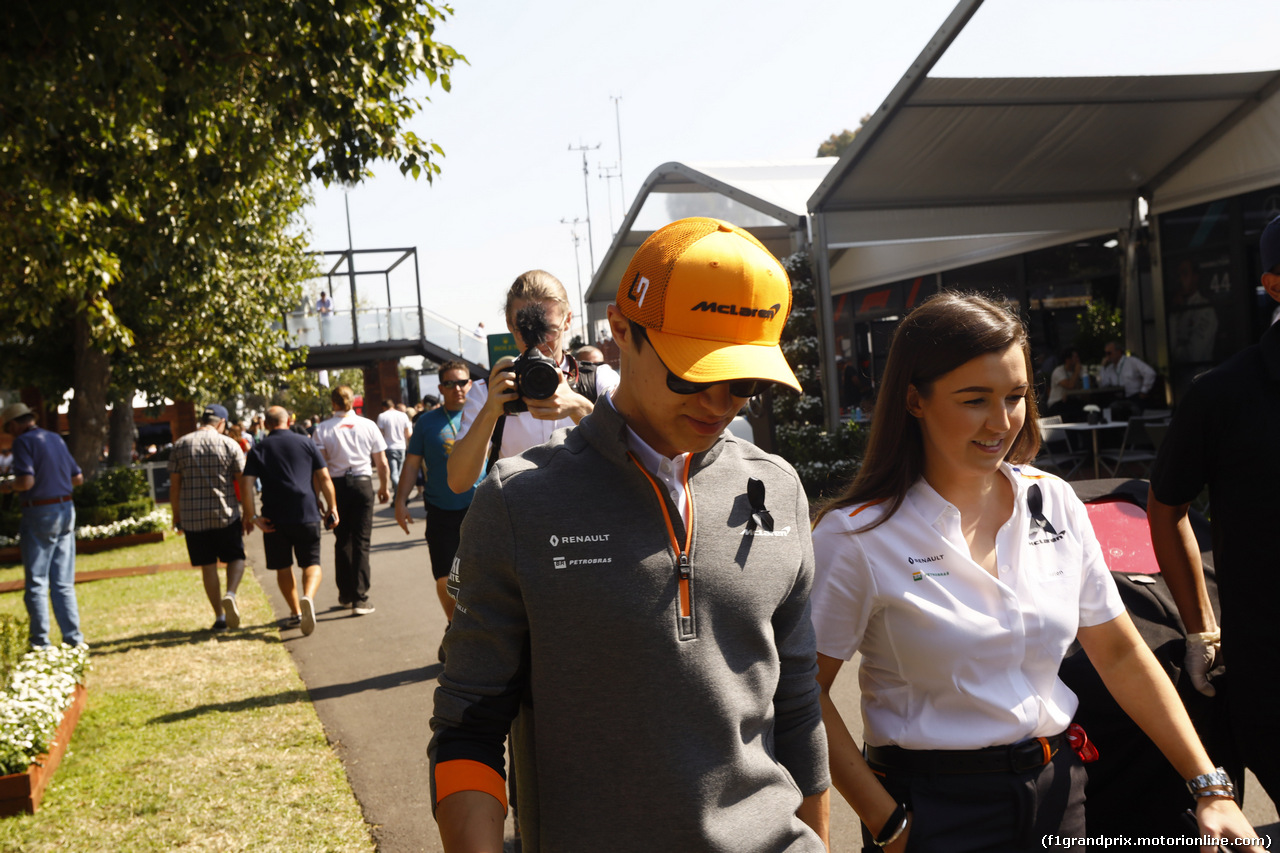 GP AUSTRALIA, 17.03.2019- Lando Norris (GBR) Mclaren F1 Team MCL34
