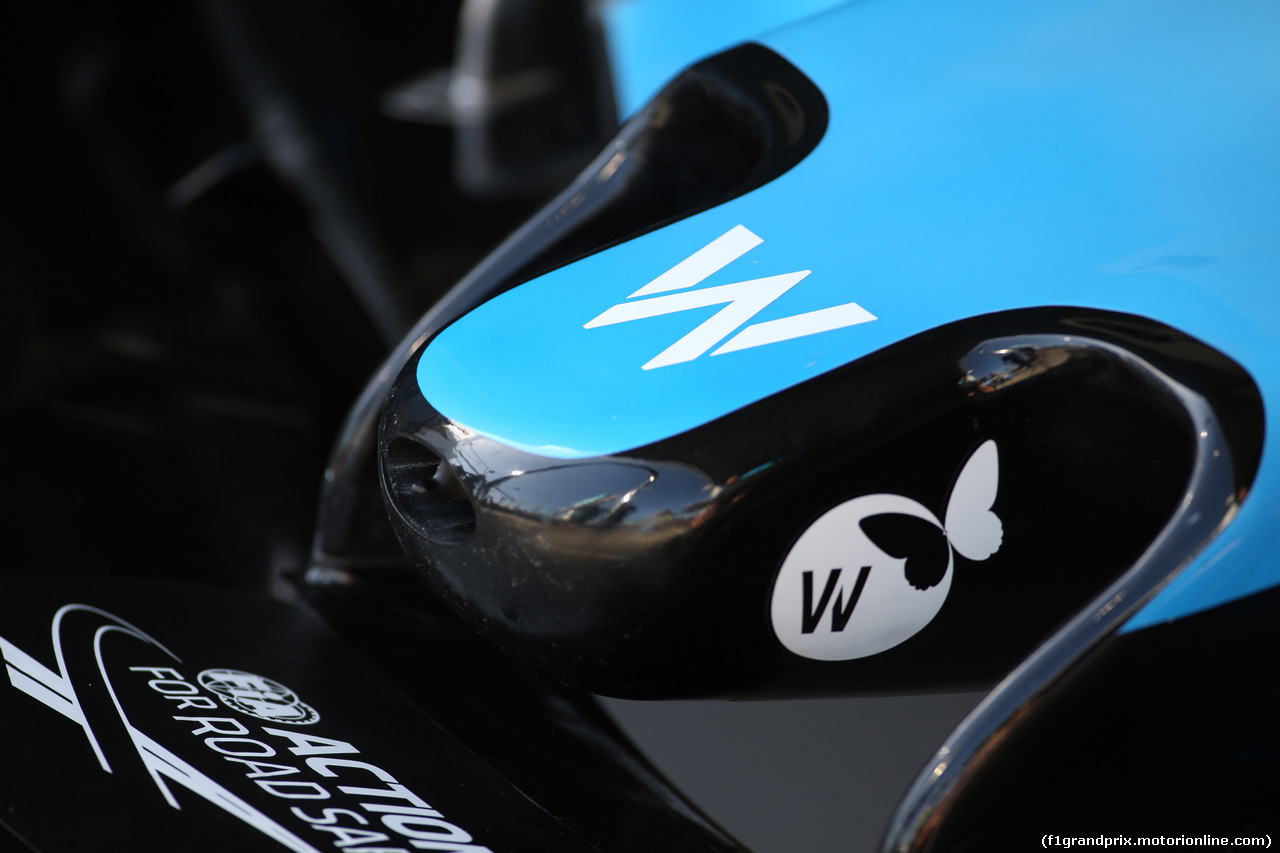 GP AUSTRALIA, 17.03.2019- Sir Frank Williams (GBR),Team Principal Williams F1 Team nosecone