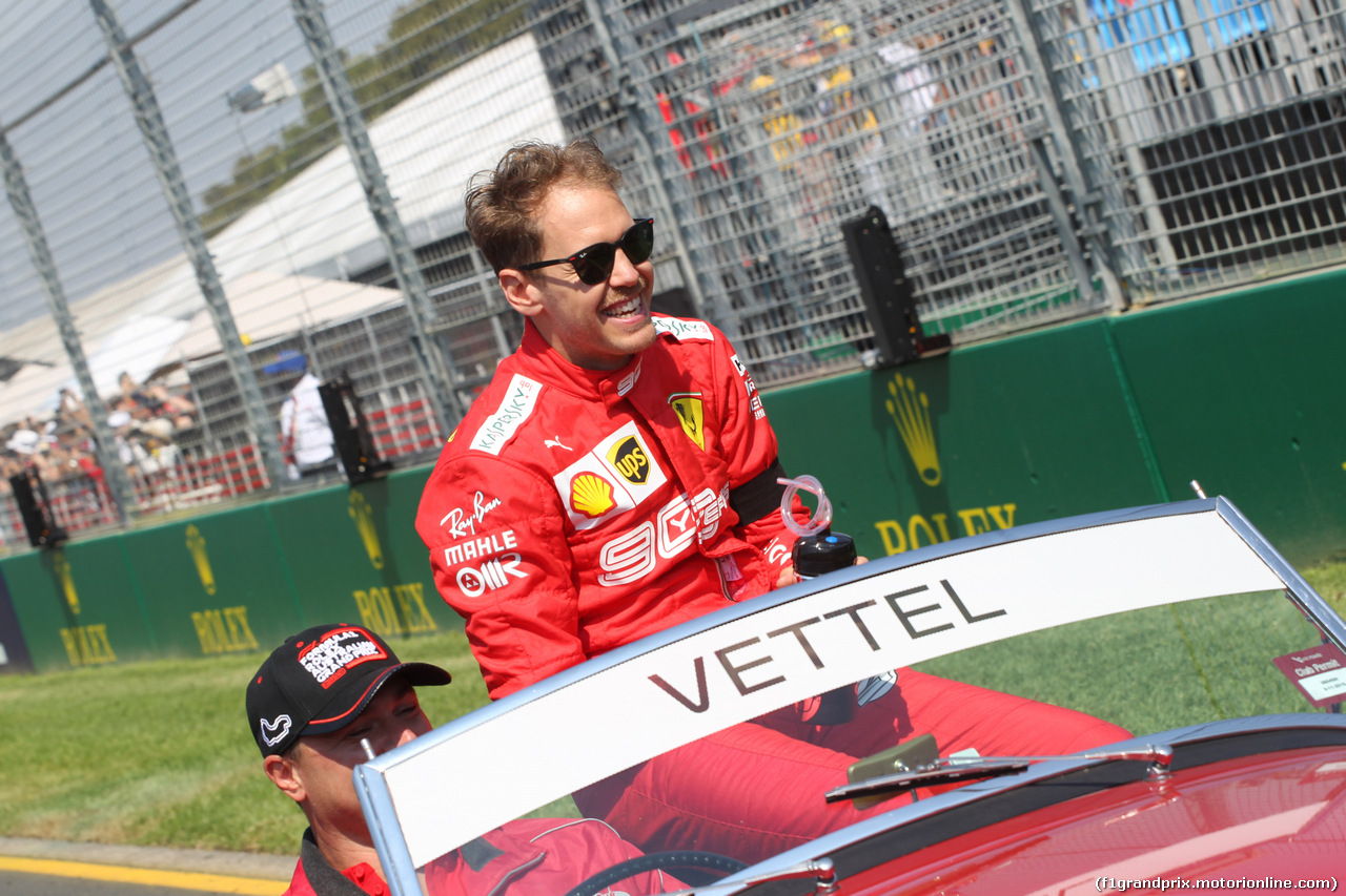 GP AUSTRALIA, 17.03.2019- Sebastian Vettel (GER) Ferrari SF90