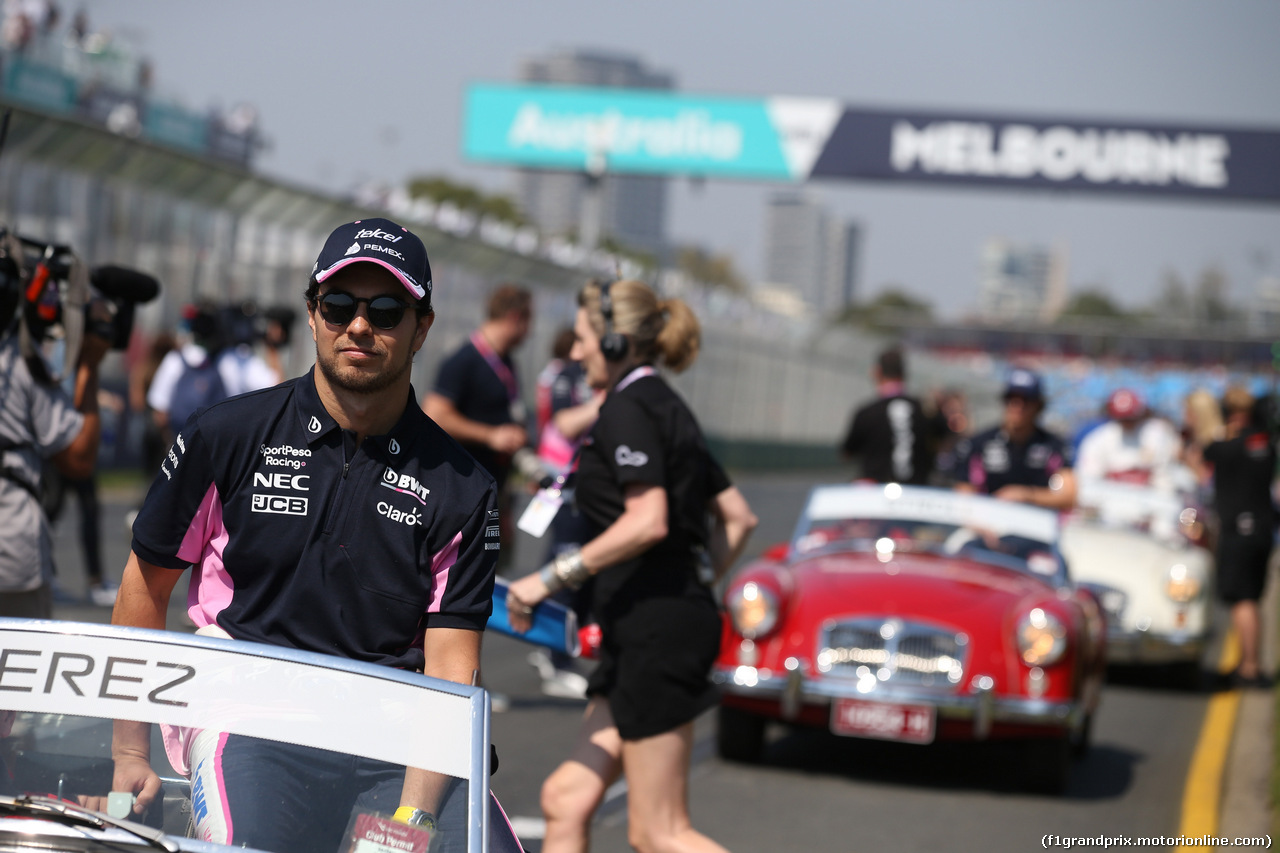 GP AUSTRALIA, 17.03.2019- Sergio Perez (MEX) Racing Point F1 RP19