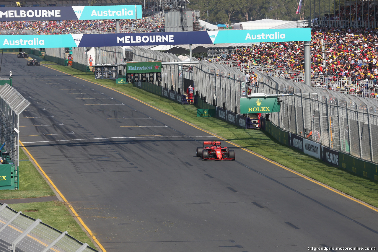 GP AUSTRALIA, 17.03.2019- race: Charles Leclerc (MON) Ferrari SF90