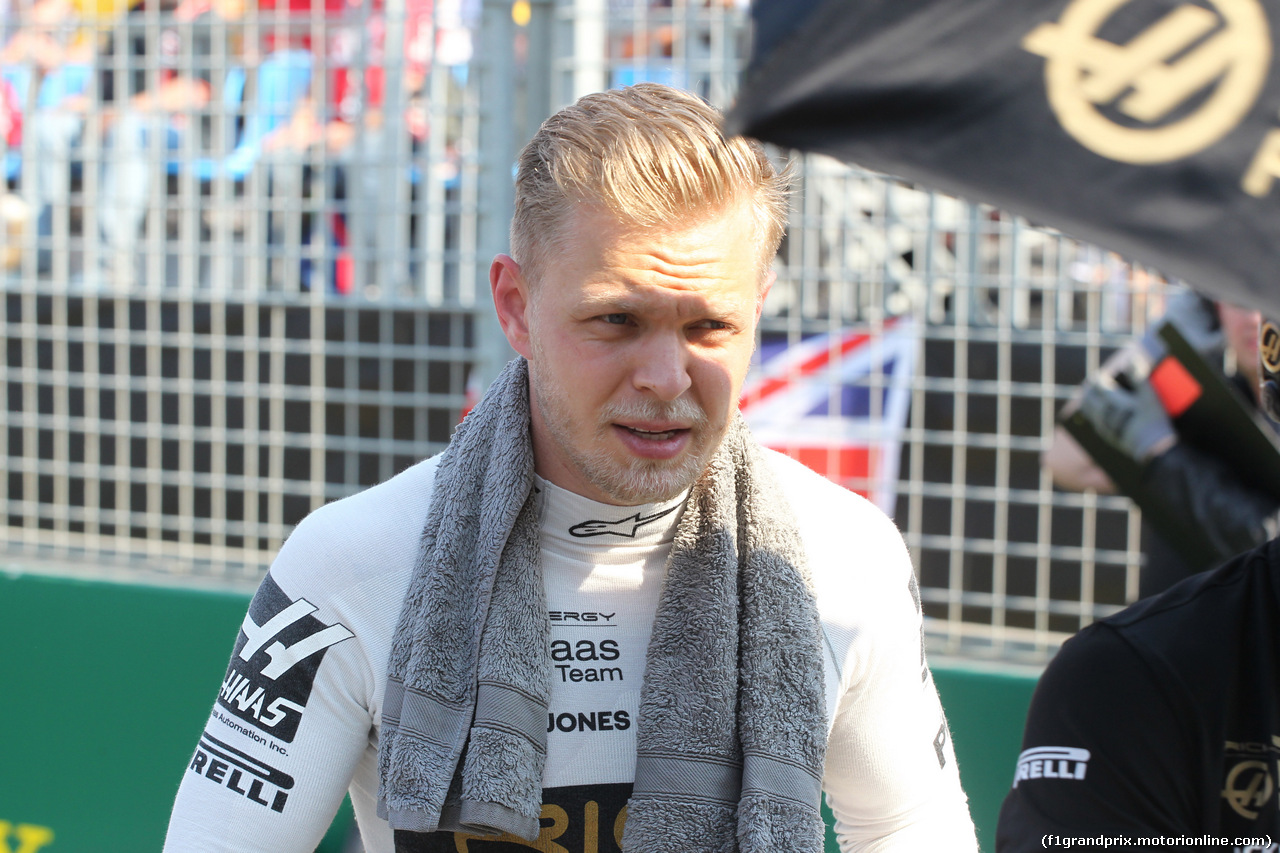 GP AUSTRALIA, 17.03.2019- race: The griglia, Kevin Magnussen (DEN) Haas F1 Team VF-19