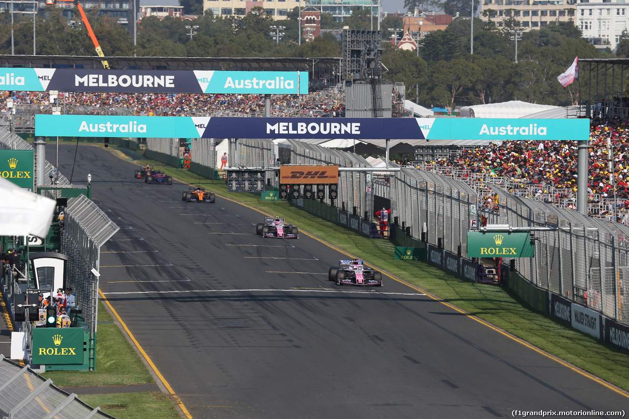 GP AUSTRALIA, 17.03.2019- race: Sergio Perez (MEX) Racing Point F1 RP19