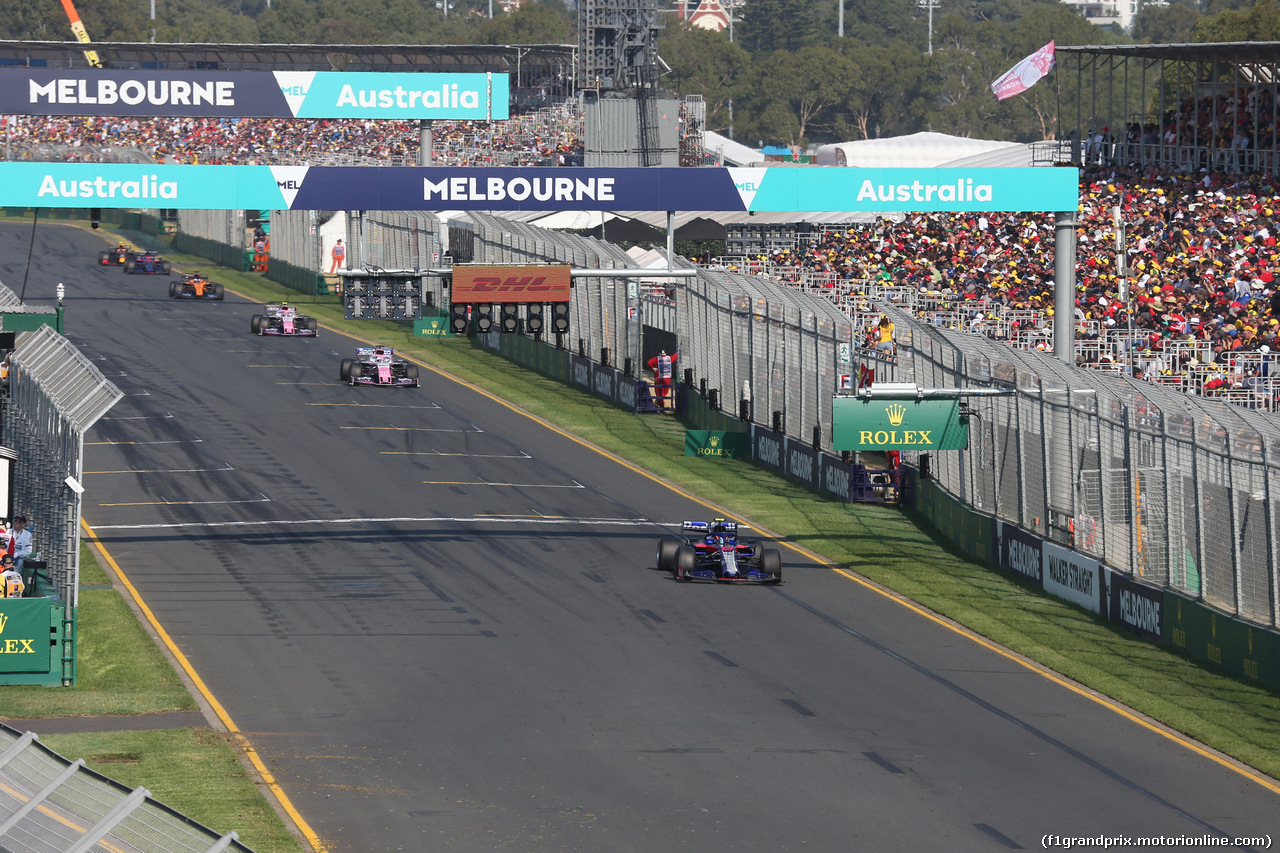 GP AUSTRALIA, 17.03.2019- race: Alexader Albon (THA) Scuderia Toro Rosso STR14