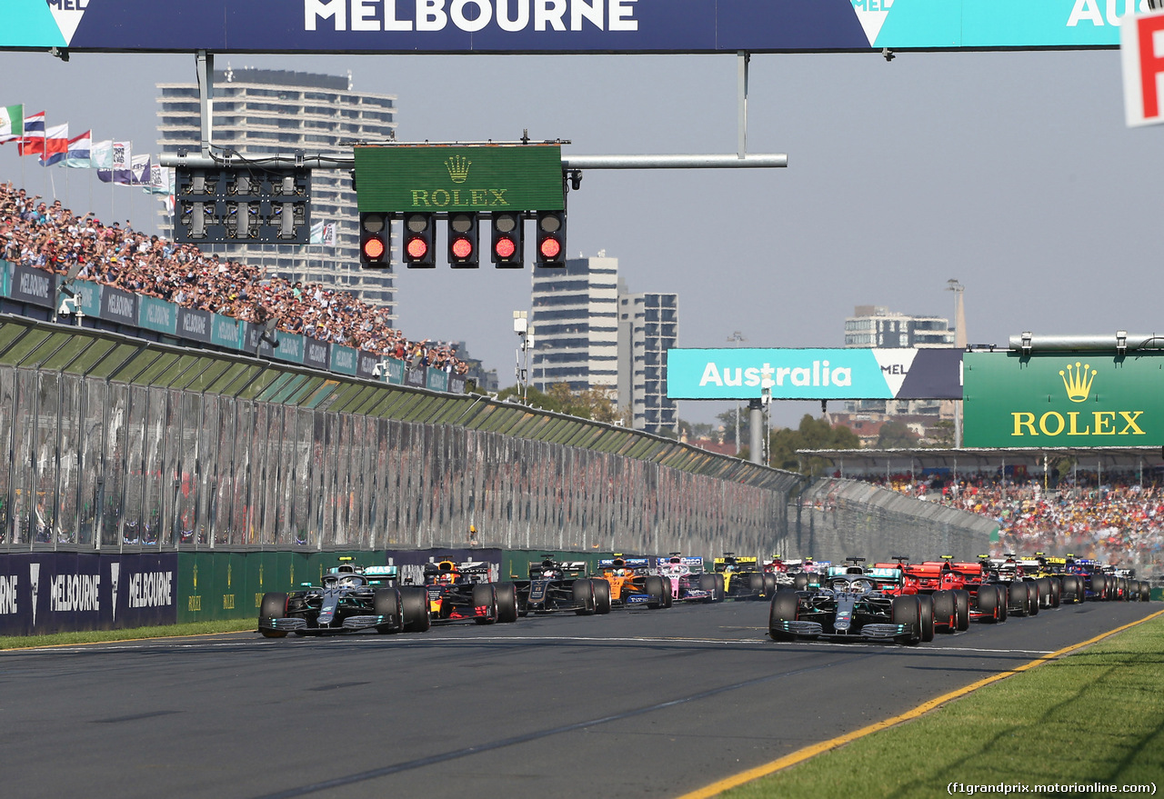 GP AUSTRALIA, 17.03.2019- Start of the race