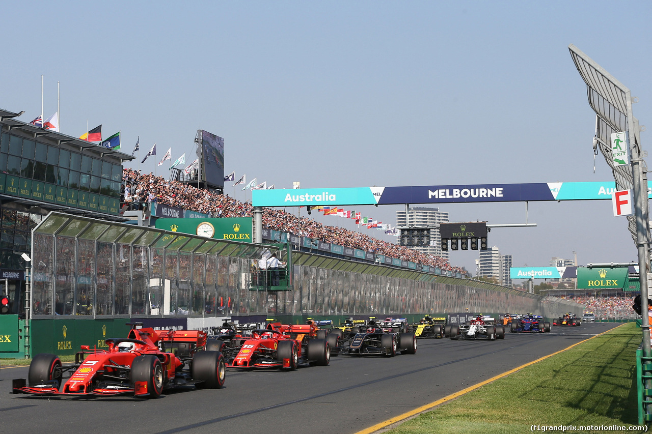GP AUSTRALIA, 17.03.2019- Start of the race