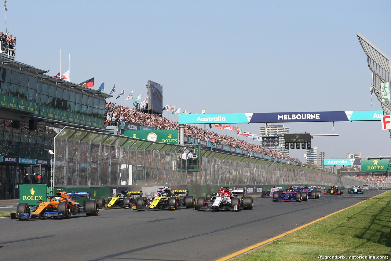 GP AUSTRALIA, 17.03.2019- Start of the race