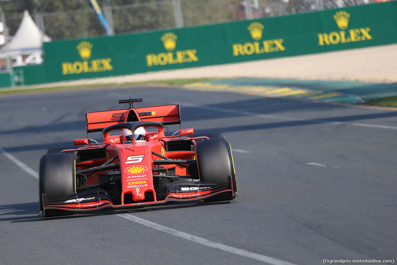GP AUSTRALIA, 17.03.2019- race, Sebastian Vettel (GER) Ferrari SF90