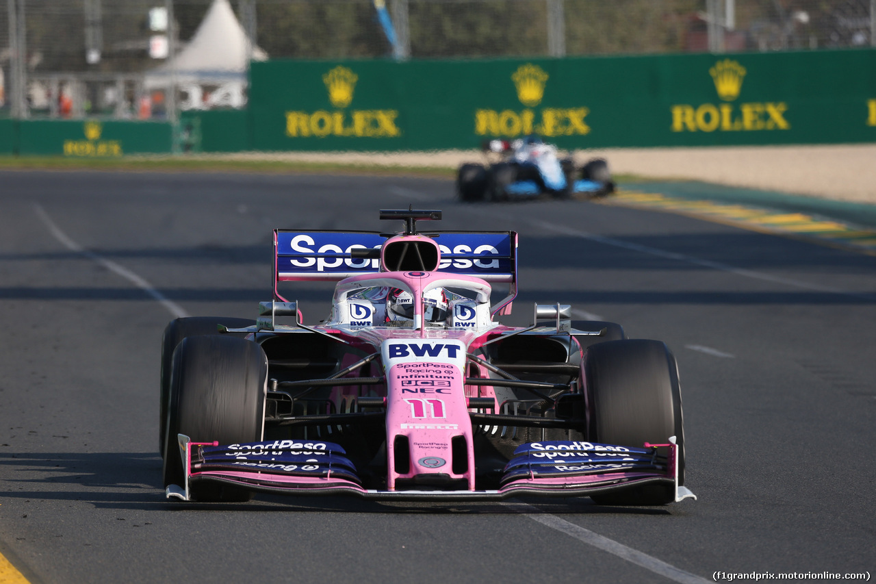 GP AUSTRALIA, 17.03.2019- race, Sergio Perez (MEX) Racing Point F1 RP19