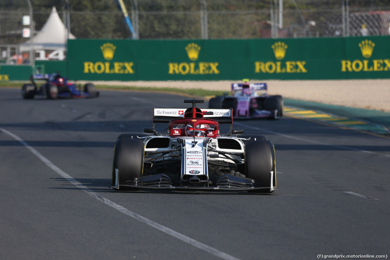 GP AUSTRALIA, 17.03.2019- race, Kimi Raikkonen (FIN) Alfa Romeo Racing C38