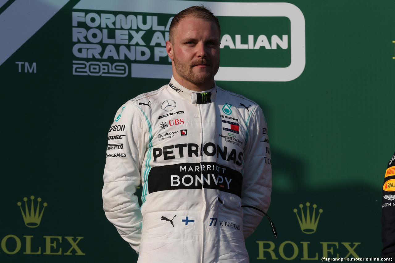 GP AUSTRALIA, 17.03.2019- Podium, winner Valtteri Bottas (FIN) Mercedes AMG F1 W10 EQ Power