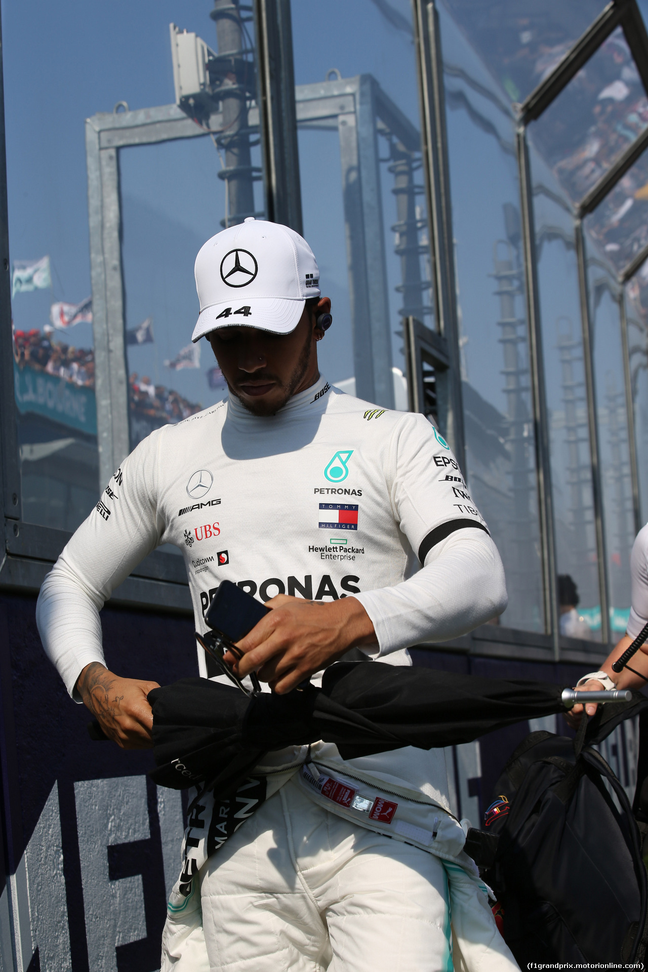 GP AUSTRALIA, 17.03.2019- grid Lewis Hamilton (GBR) Mercedes AMG F1 W10 EQ Power