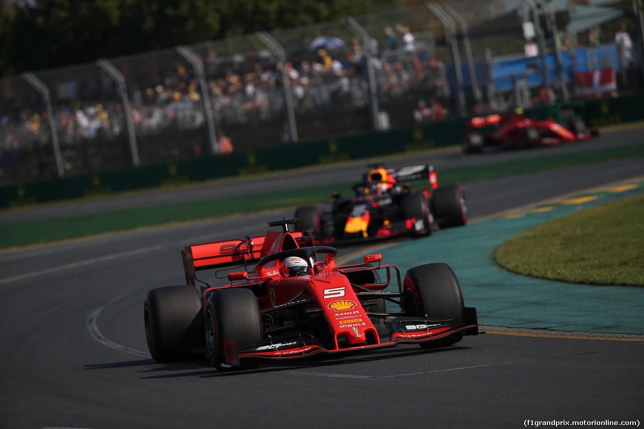 GP AUSTRALIA, 17.03.2019- race, Sebastian Vettel (GER) Ferrari SF90