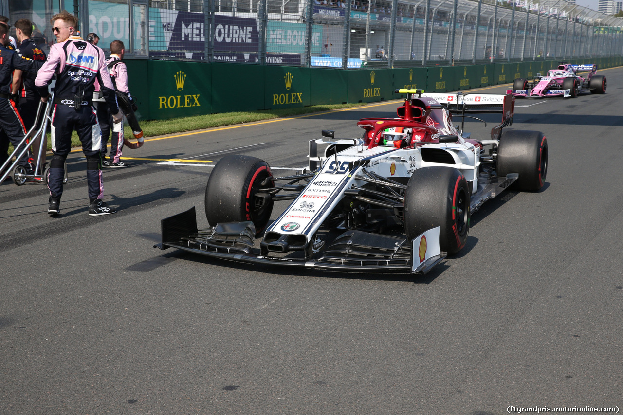 GP AUSTRALIA, 17.03.2019- grid, Antonio Giovinazzi (ITA) Alfa Romeo Racing C38