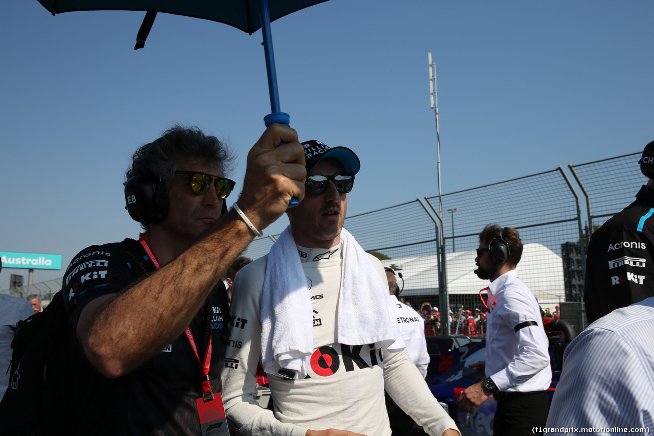 GP AUSTRALIA, 17.03.2019- grid, Robert Kubica (POL) Williams F1 FW42