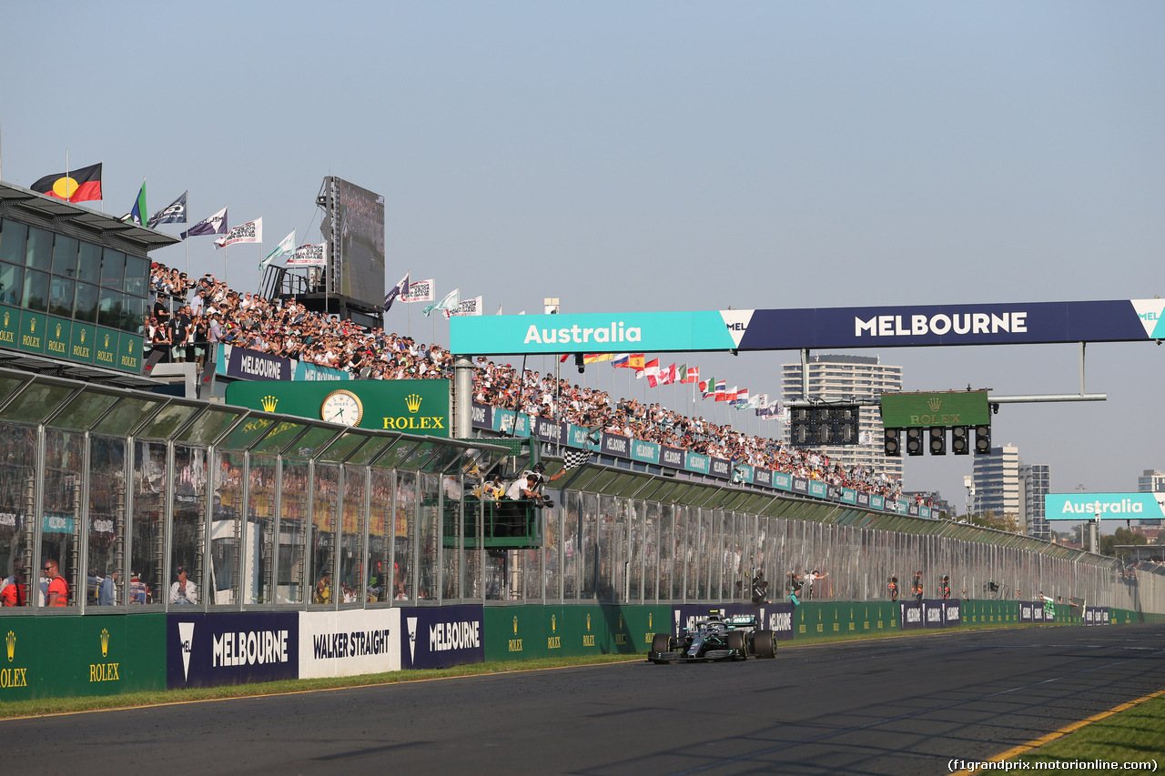 GP AUSTRALIA, 17.03.2019- race, Valtteri Bottas (FIN) Mercedes AMG F1 W10 EQ Power