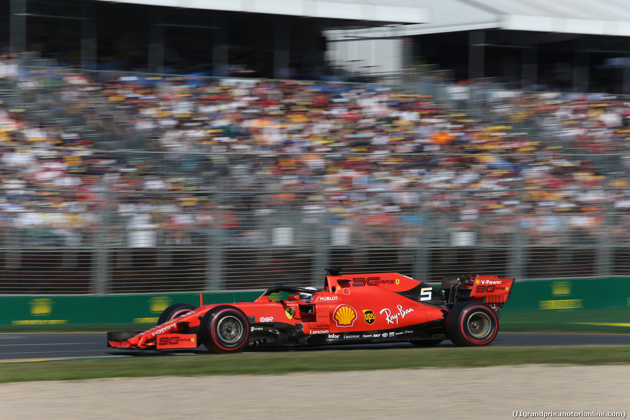 GP AUSTRALIA, 17.03.2019- race, Sebastian Vettel (GER) Ferrari SF90