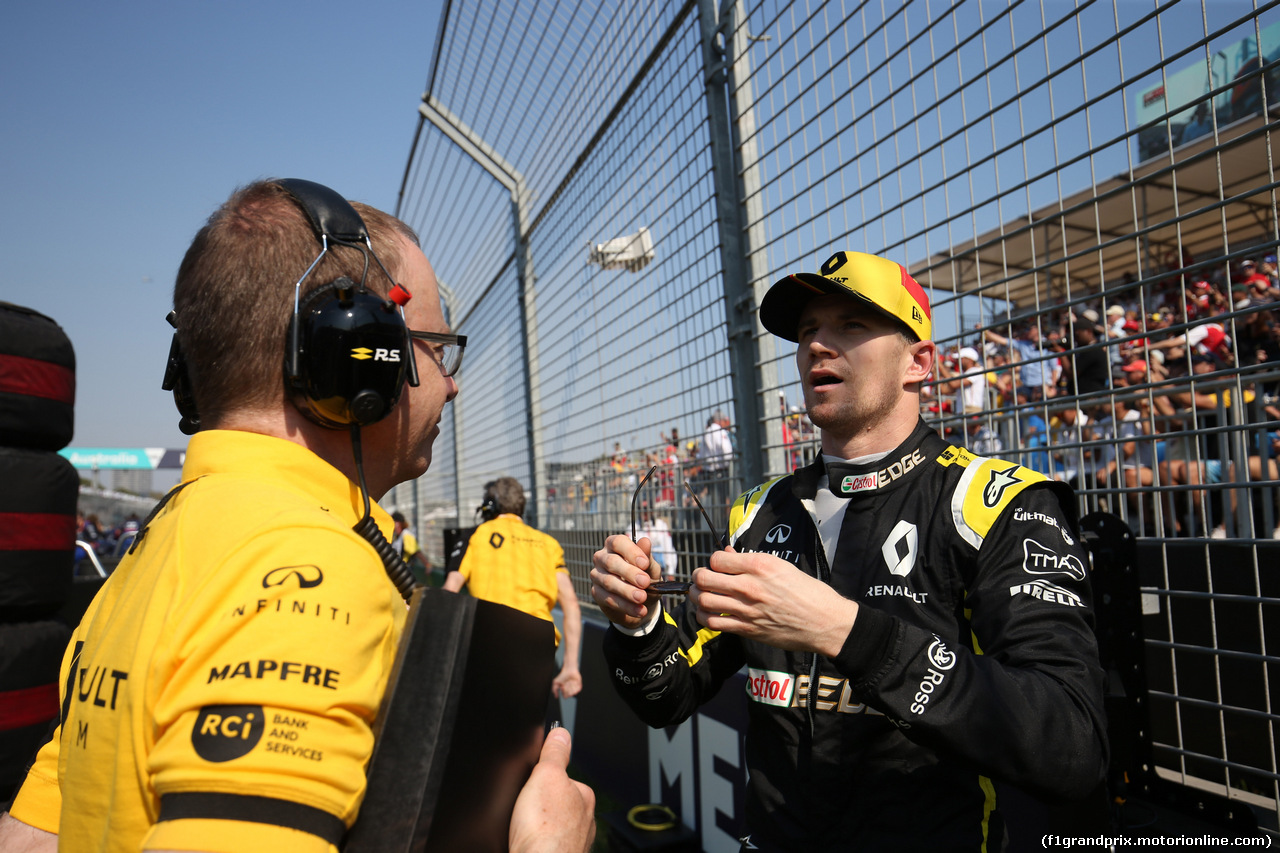 GP AUSTRALIA, 17.03.2019- grid, Nico Hulkenberg (GER) Renault Sport F1 Team RS19