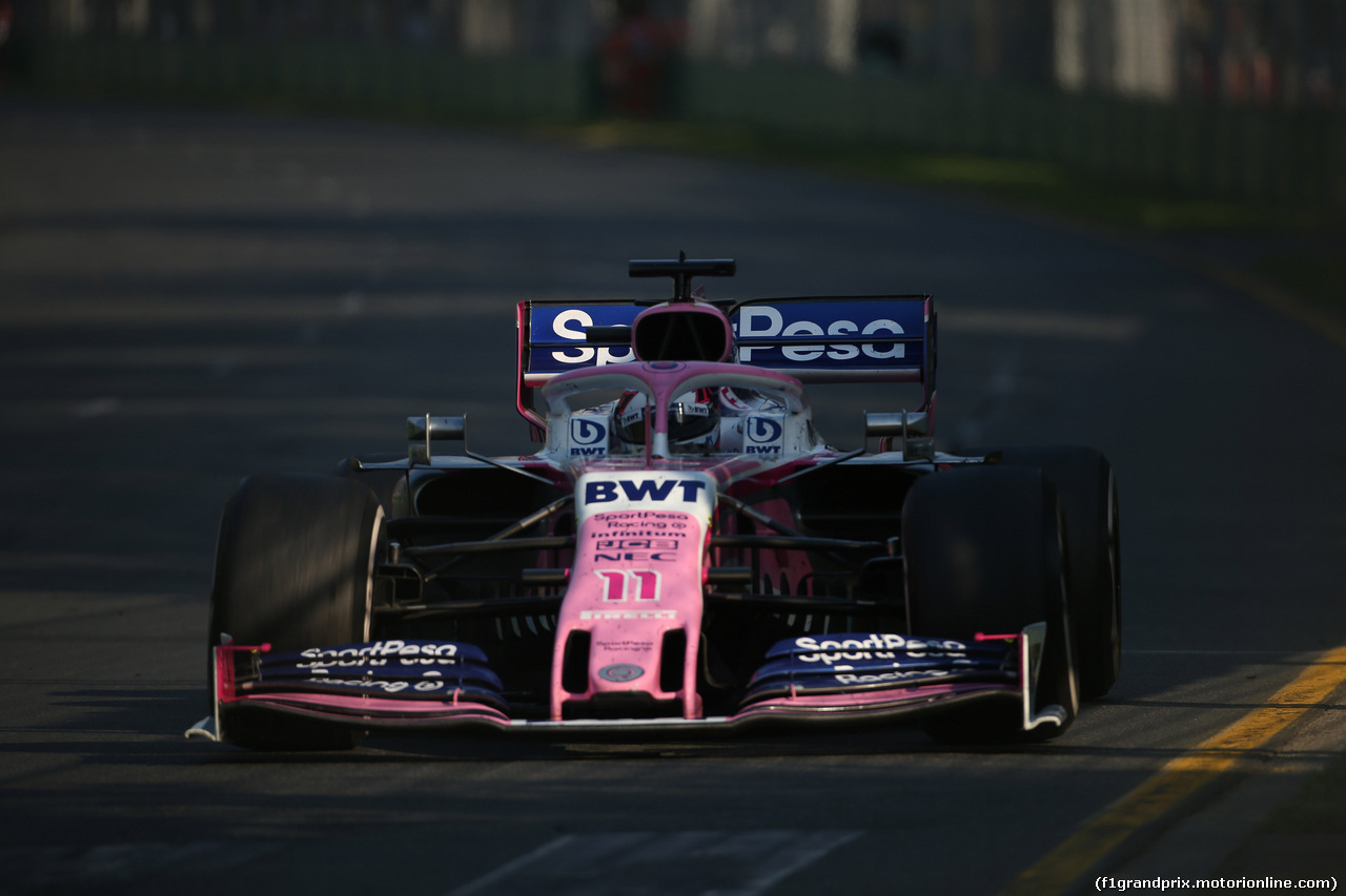 GP AUSTRALIA, 17.03.2019- race, Sergio Perez (MEX) Racing Point F1 RP19