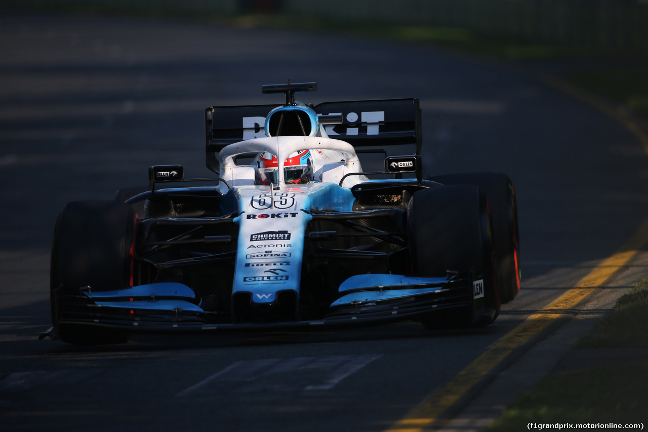 GP AUSTRALIA, 17.03.2019- race, George Russell (GBR) Williams F1 FW42