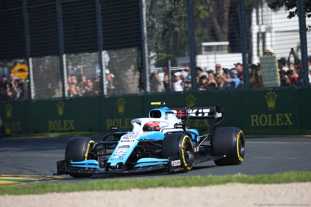 GP AUSTRALIA, 17.03.2019- race, Robert Kubica (POL) Williams F1 FW42