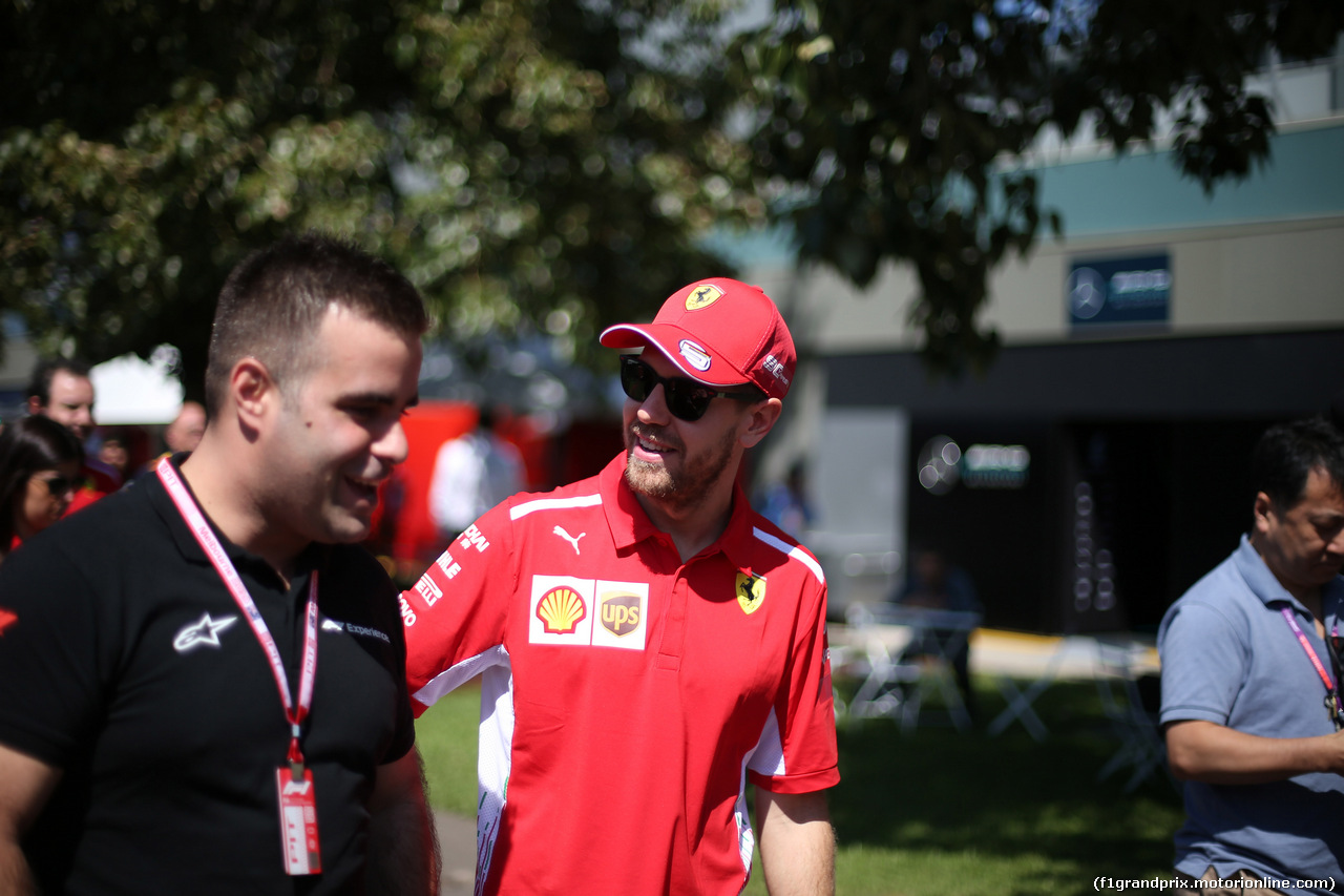 GP AUSTRALIA, 14.03.2019- Sebastian Vettel (GER) Ferrari SF90