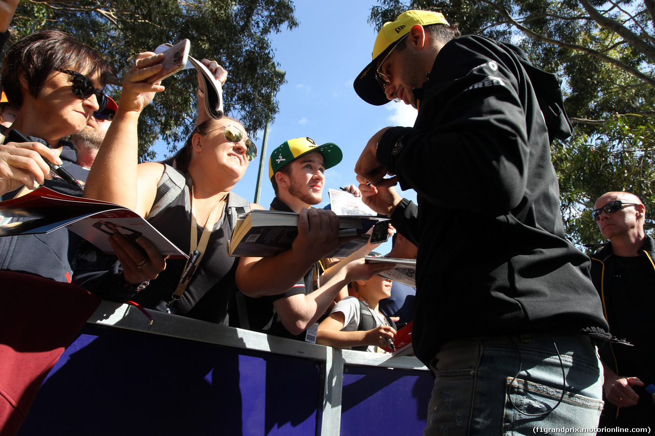 GP AUSTRALIA, 14.03.2019- Daniel Ricciardo (AUS) Renault Sport F1 Team RS19