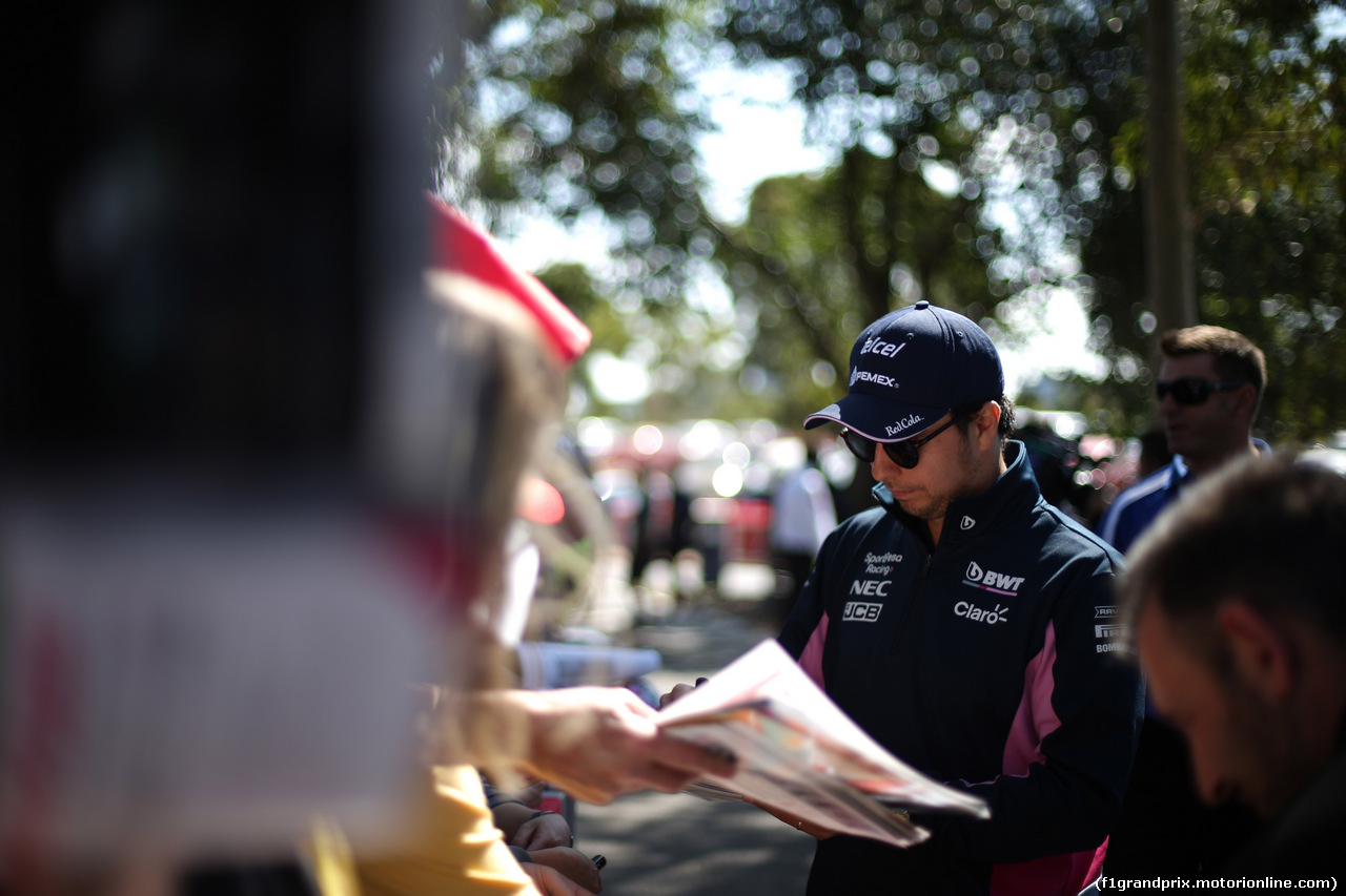 GP AUSTRALIA, 14.03.2019- Sergio Perez (MEX) Racing Point F1 RP19