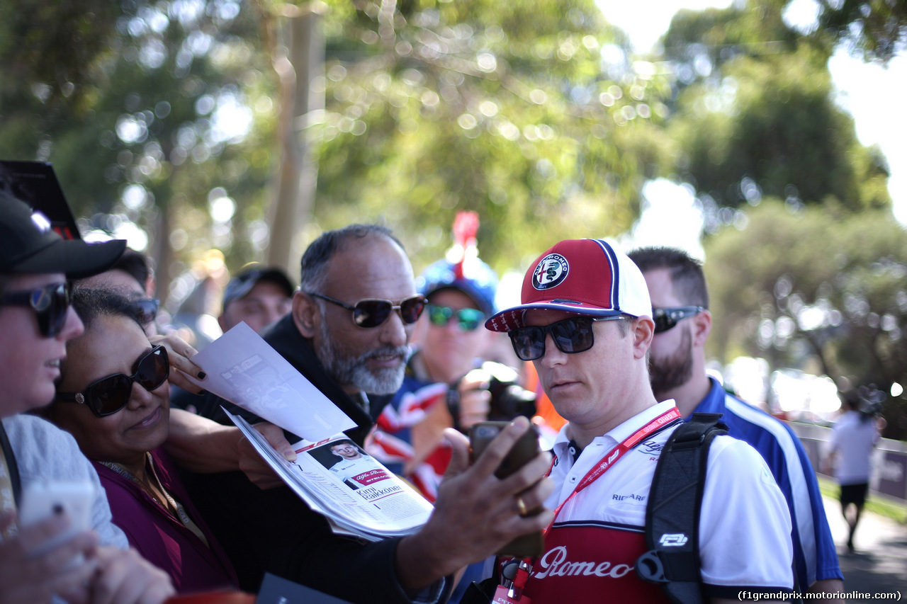 GP AUSTRALIA, 14.03.2019- Kimi Raikkonen (FIN) Alfa Romeo Racing C38