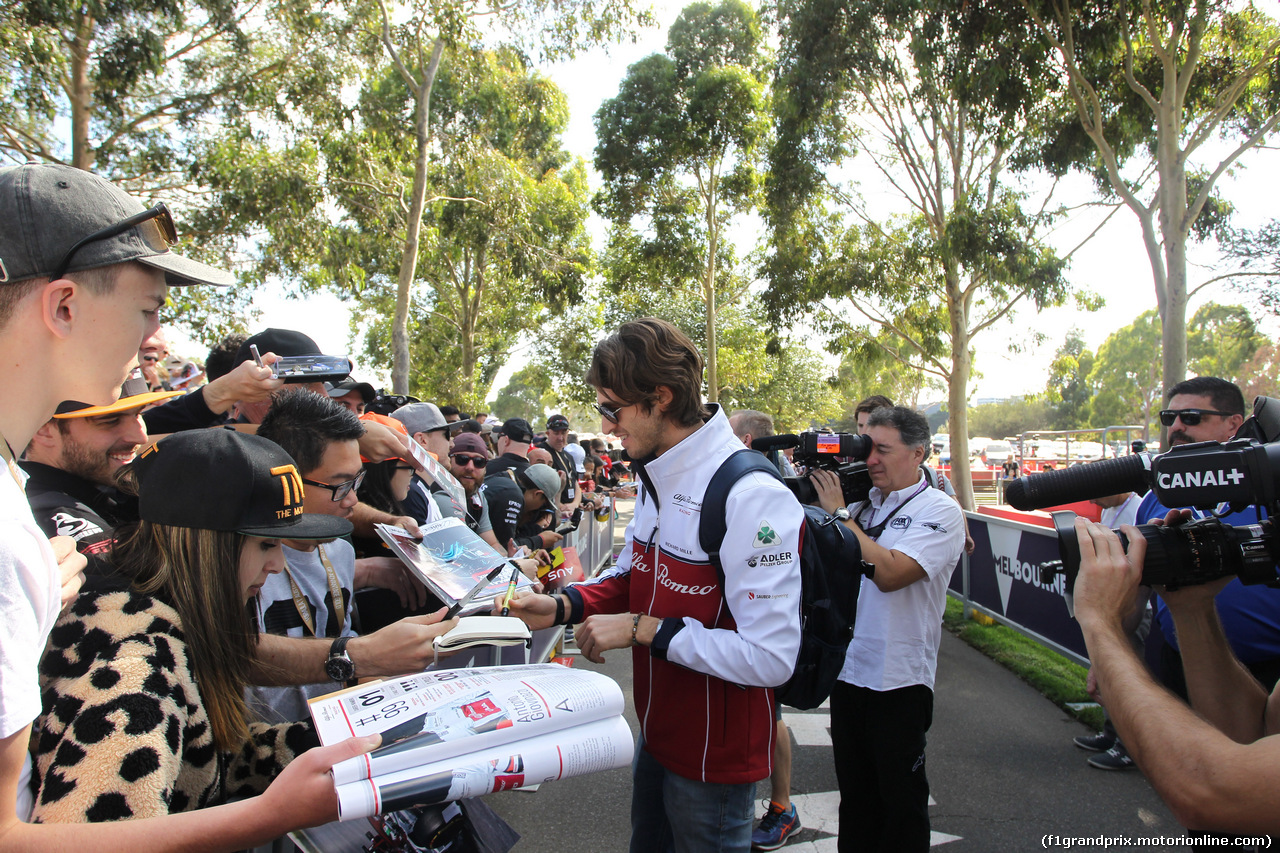 GP AUSTRALIA, 14.03.2019- Antonio Giovinazzi (ITA) Alfa Romeo Racing C38