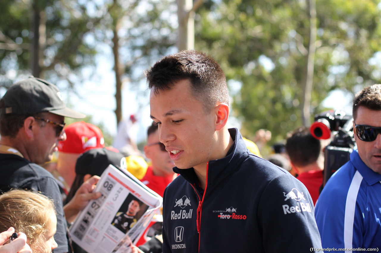 GP AUSTRALIA, 14.03.2019- Alexader Albon (THA) Scuderia Toro Rosso STR14