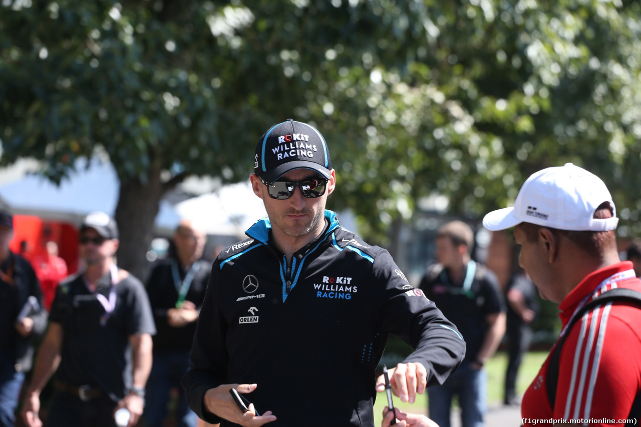 GP AUSTRALIA, 14.03.2019- Robert Kubica (POL) Williams F1 FW42