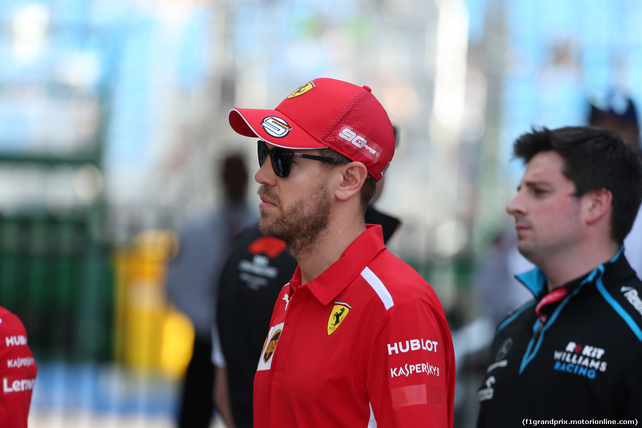 GP AUSTRALIA, 14.03.2019- Sebastian Vettel (GER) Ferrari SF90