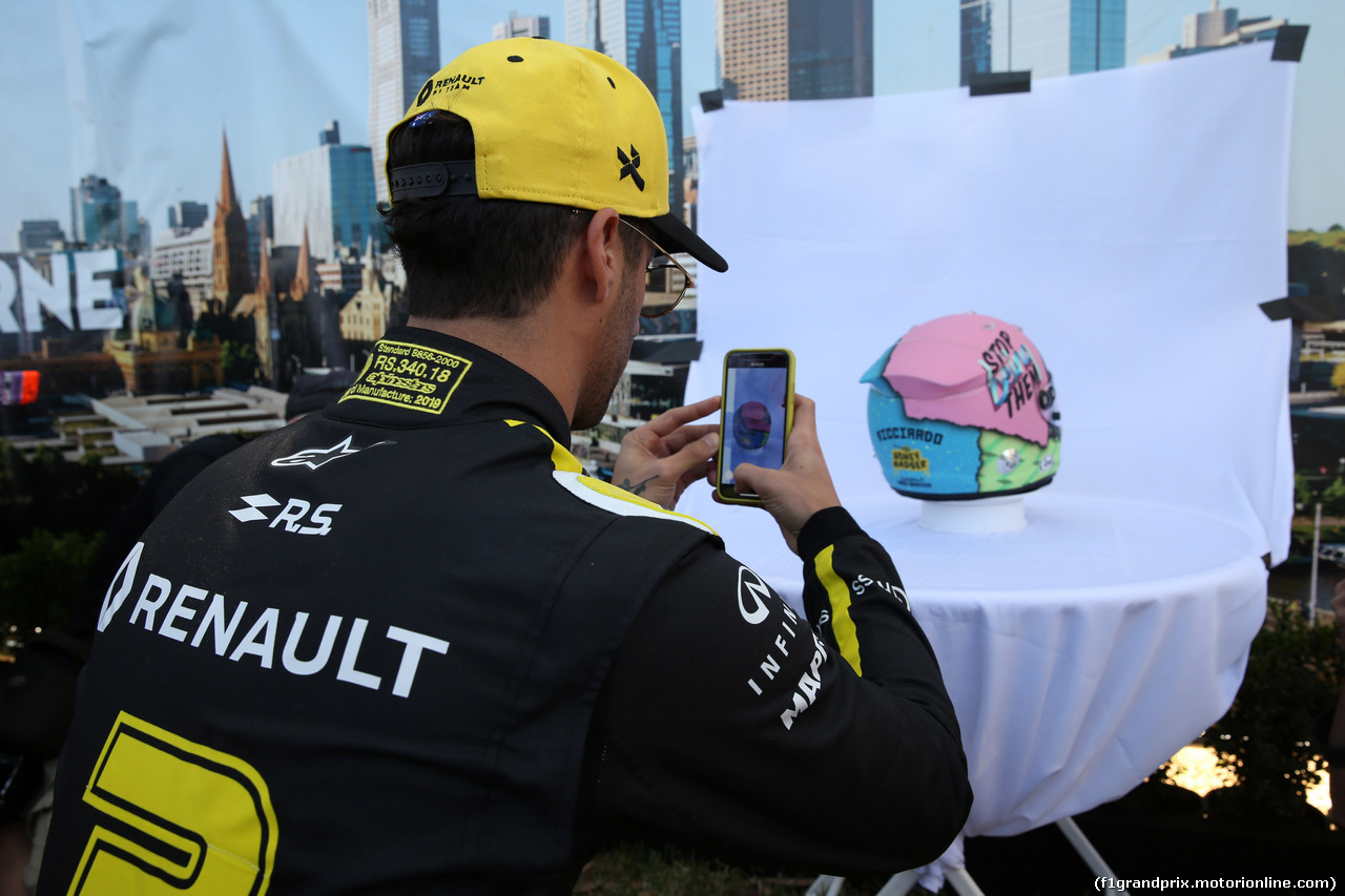 GP AUSTRALIA, 14.03.2019- Daniel Ricciardo (AUS) Renault Sport F1 Team RS19