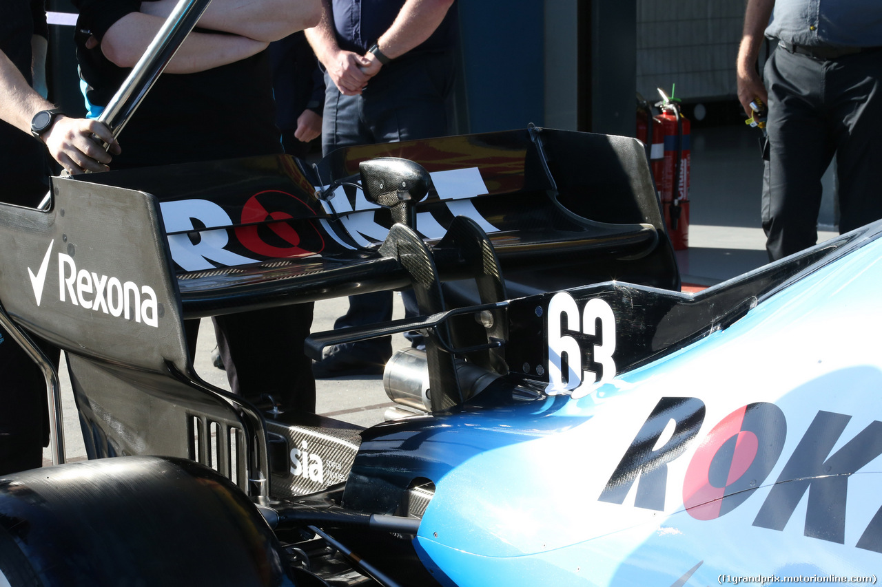 GP AUSTRALIA, 14.03.2019- Williams F1 Team FW42 Rear Wing
