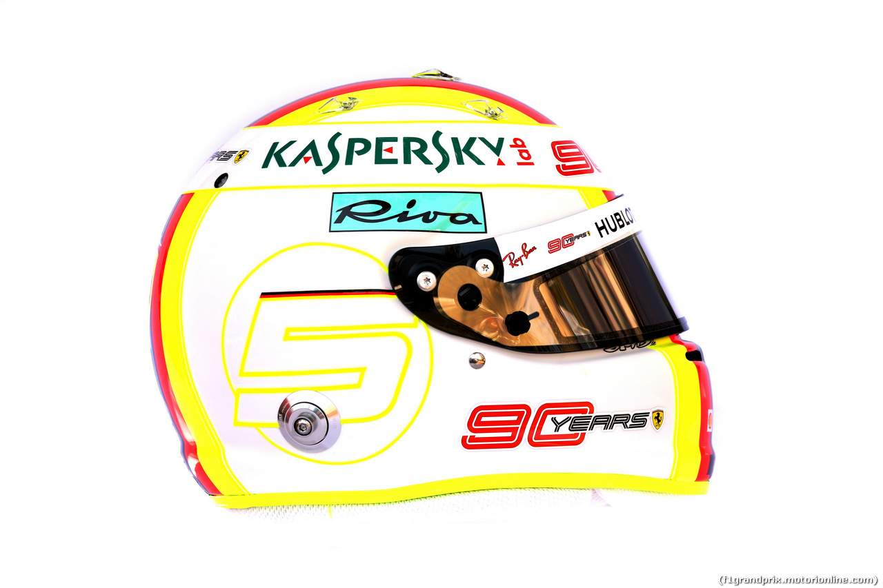 GP AUSTRALIA, The helmet of Sebastian Vettel (GER) Ferrari.
14.03.2019.