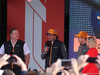 GP AUSTRALIA, 13.03.2019 - Season Launche Event  in Melbourne, L to R Zak Brown (USA) McLaren Executive Director, Carlos Sainz Jr (ESP) Mclaren F1 Team MCL34 e Lando Norris (GBR) Mclaren F1 Team MCL34