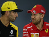 GP AUSTRALIA, 14.03.2019- Official Fia press conference,  L to R Daniel Ricciardo (AUS) Renault Sport F1 Team RS19 e Sebastian Vettel (GER) Ferrari SF90