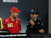 GP AUSTRALIA, 14.03.2019- Official Fia press conference,  L TO r Sebastian Vettel (GER) Ferrari SF90 AND Robert Kubica (POL) Williams F1 FW42