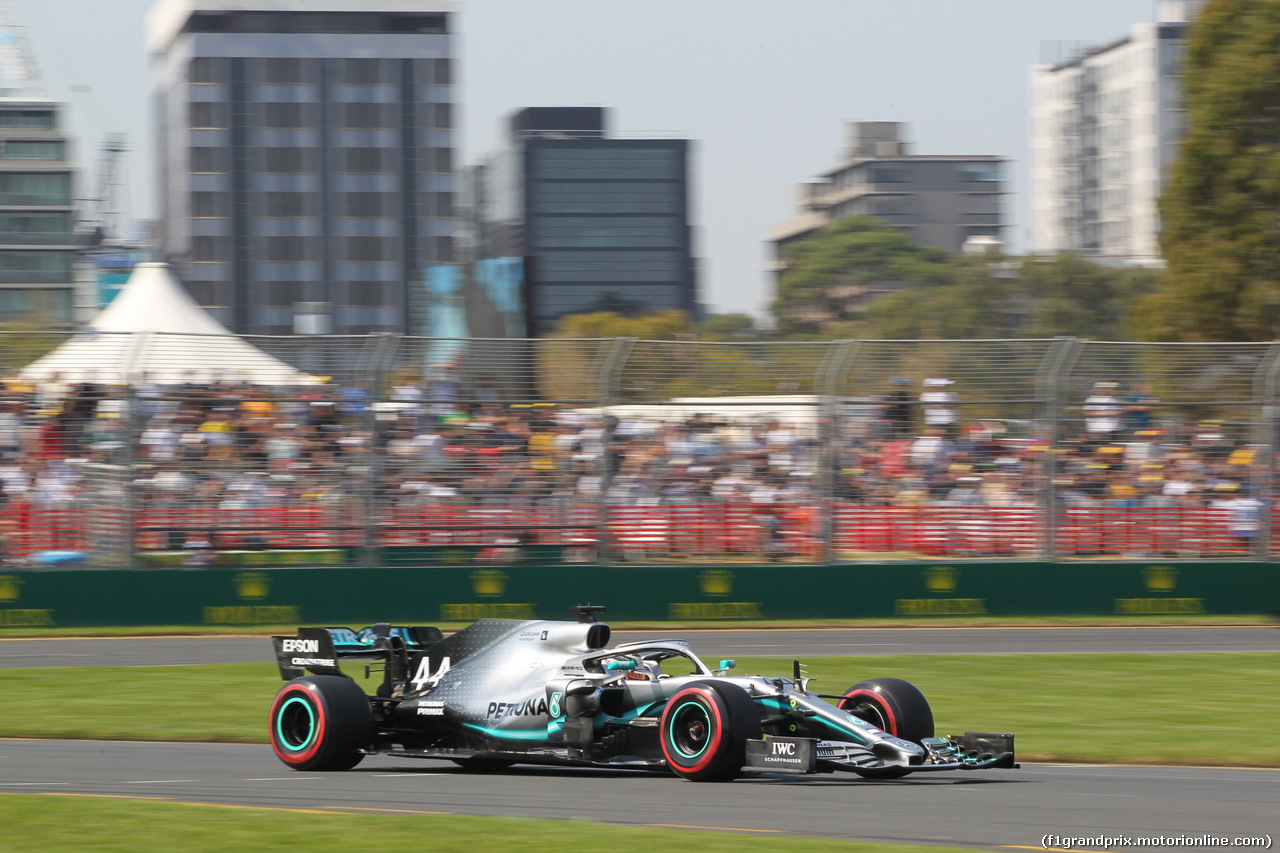 GP AUSTRALIA, 16.03.2019- Prove Libere 3, Lewis Hamilton (GBR) Mercedes AMG F1 W10 EQ Power