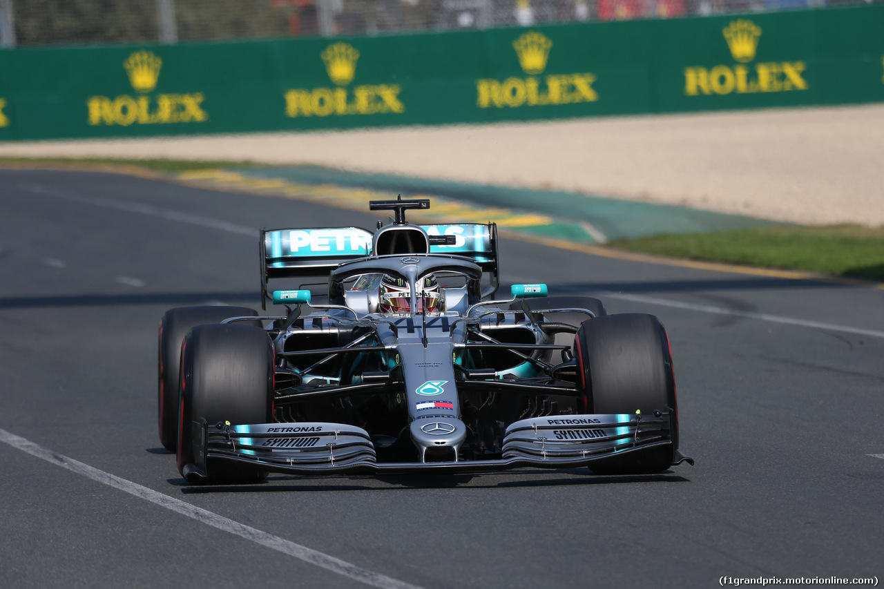GP AUSTRALIA, 16.03.2019- Prove Libere 3, Lewis Hamilton (GBR) Mercedes AMG F1 W10 EQ Power