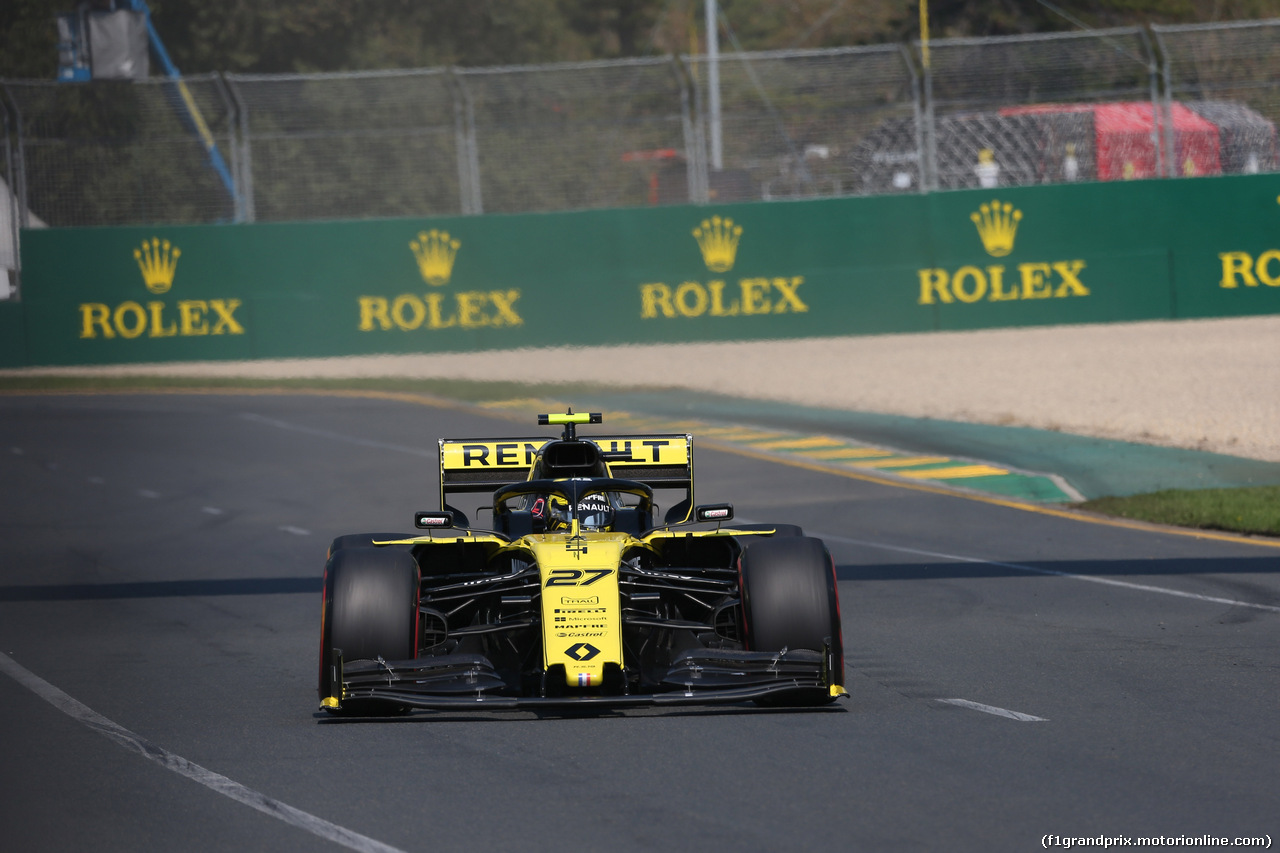 GP AUSTRALIA, 16.03.2019- Prove Libere 3, Nico Hulkenberg (GER) Renault Sport F1 Team RS19