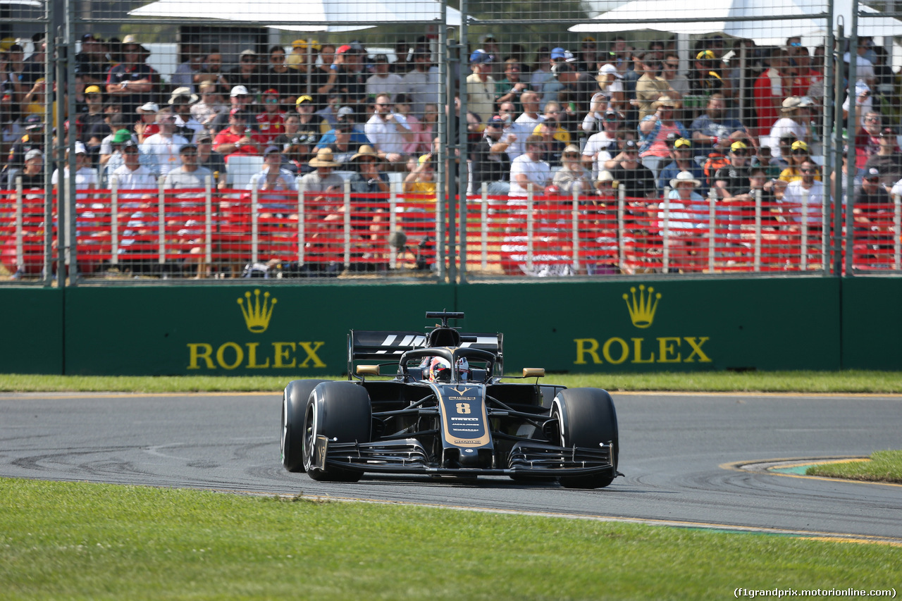 GP AUSTRALIA, 16.03.2019- Prove Libere 3, Romain Grosjean (FRA) Haas F1 Team VF-19