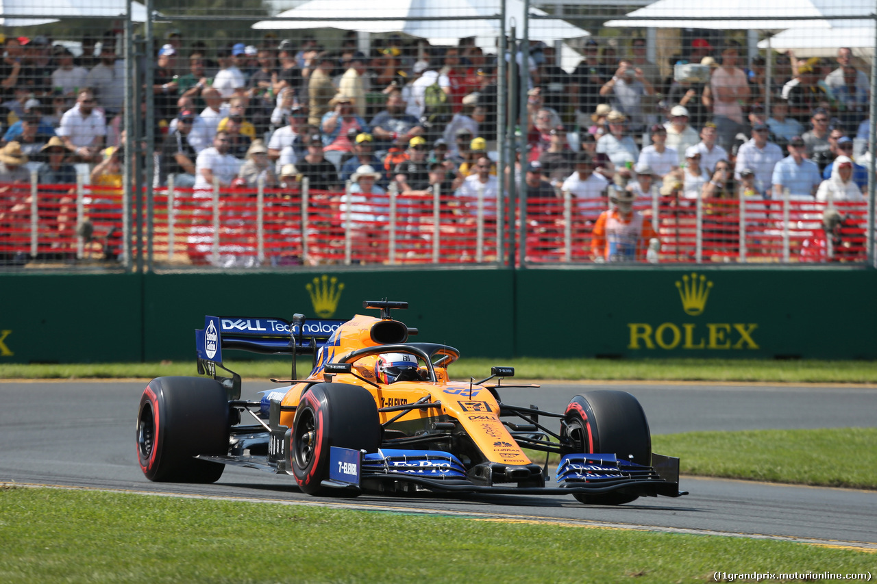 GP AUSTRALIA, 16.03.2019- Prove Libere 3, Carlos Sainz Jr (ESP) Mclaren F1 Team MCL34