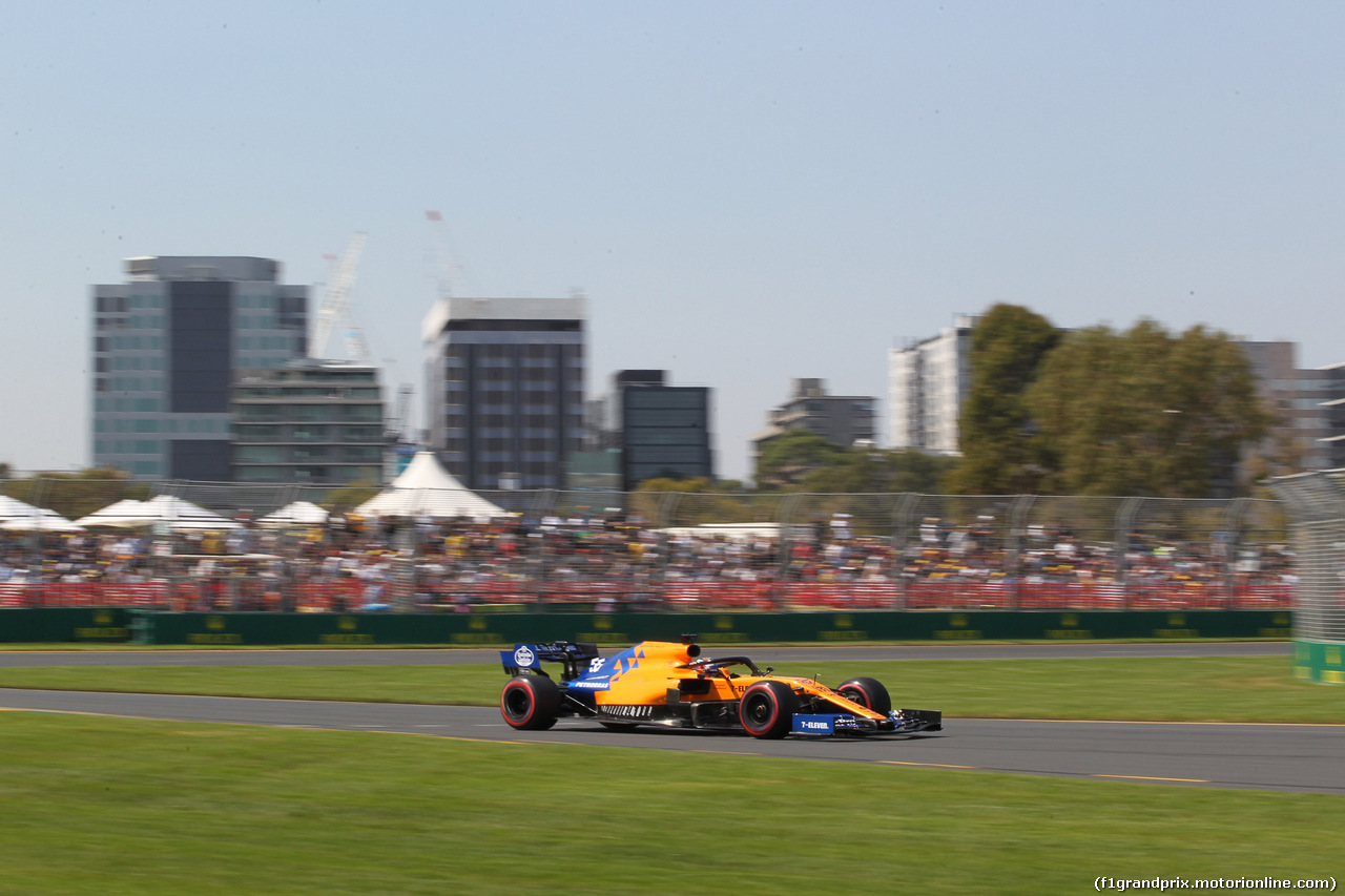 GP AUSTRALIA, 16.03.2019- Prove Libere 3, Carlos Sainz Jr (ESP) Mclaren F1 Team MCL34